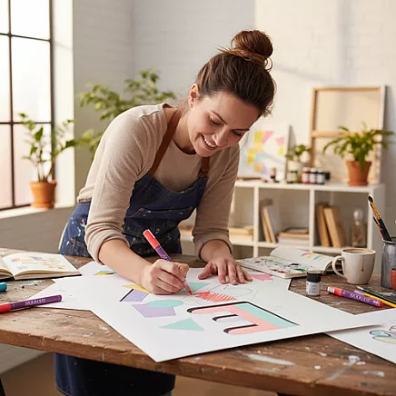 Akrila marķieru komplekts 12 gab. Maaleo 25743