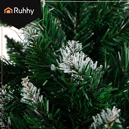 Snow-covered Christmas tree garland 2.7m HQ Ruhhy 26244