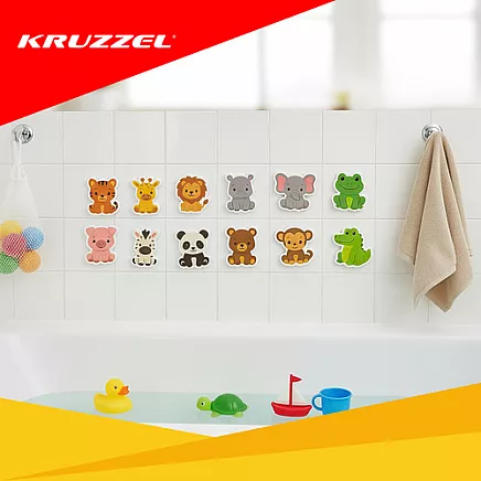 Foam bath stickers - animals 26600