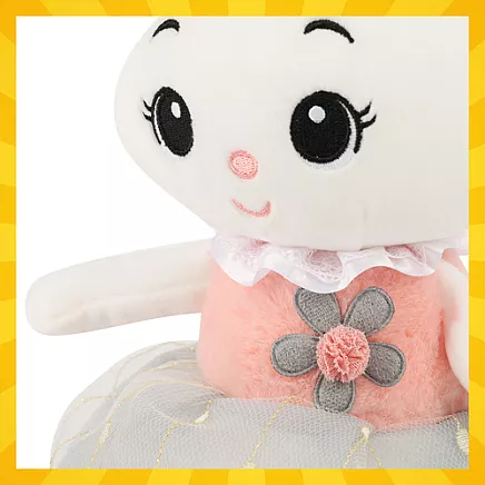Mīkstā rotaļlieta plīša zaķis 45 cm Kruzzel 26761