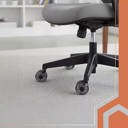 Gray swivel chair wheels, 5 pcs. Ruhhy 25280