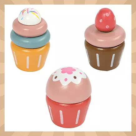 Childrens tea set + Kruzzel 26418 cake stand