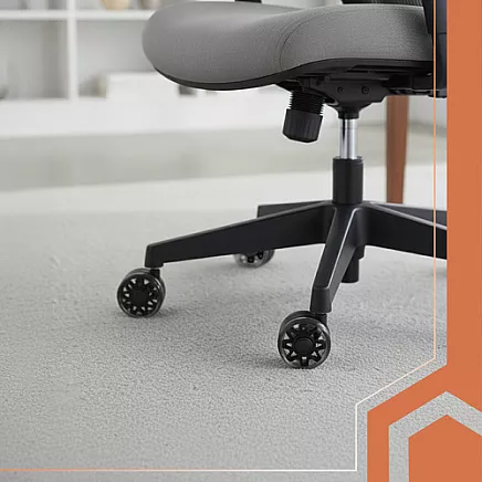 Black swivel chair wheels 5 pcs Ruhhy26294