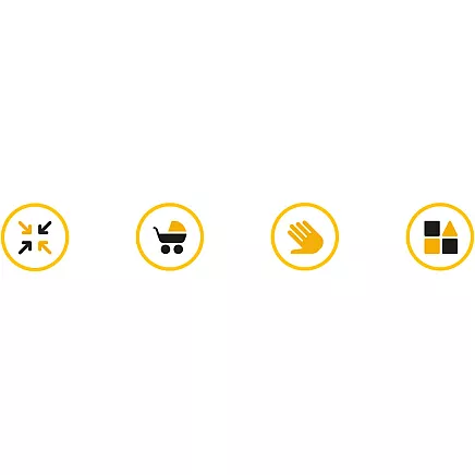 Double stroller muffs - black Kruzzel 25814