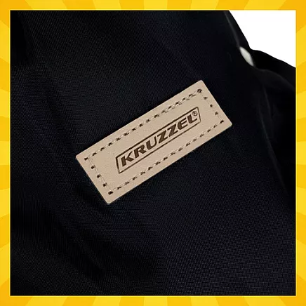 Double stroller muffs - black Kruzzel 25814