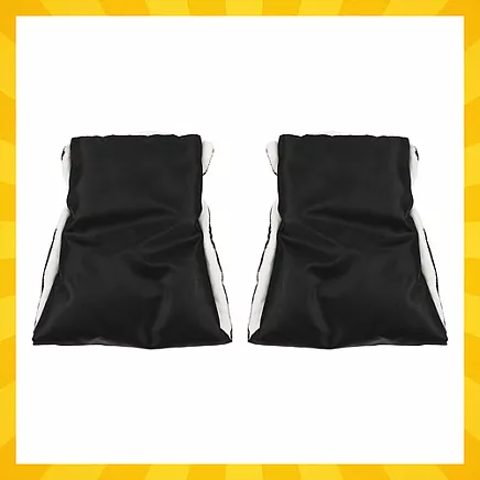 Double stroller muffs - black Kruzzel 25814