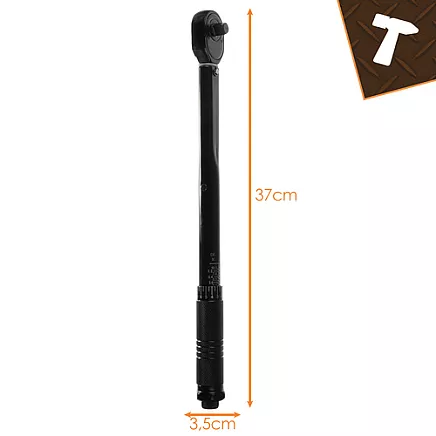 Dinamometriskā atslēga Bigstren 3/8 7-112 Nm ar sertifikātu 26079