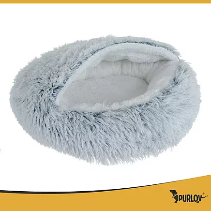 Dog/cat bed - plush Purlov 26583