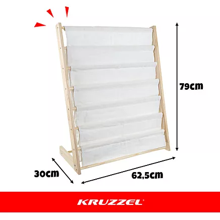 Kruzzel 25809 Childrens Bookshelf