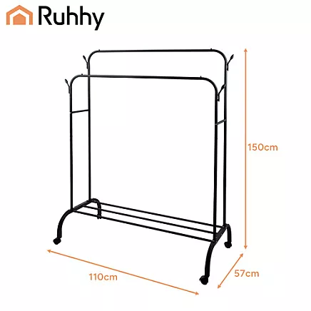 Ruhhy 27084 clothes hanger on wheels