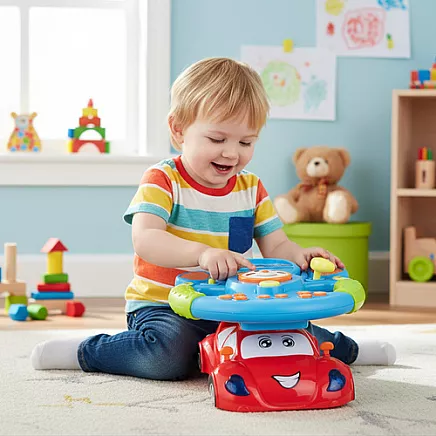 Interaktīvā stūre bērniem 26513 ar mūziku, LED gaismām un projektoru