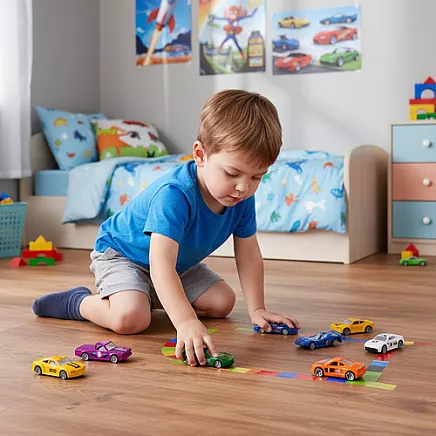 Krāsainas Metāla Mašīnas – 16 gab. Xiruilu