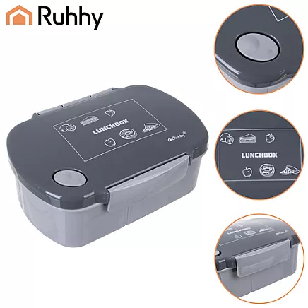 Lunchbox 800ml gray Ruhhy 26169