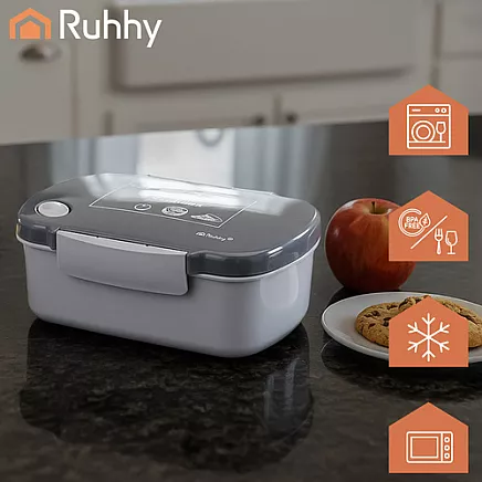 Lunchbox 800ml gray Ruhhy 26169