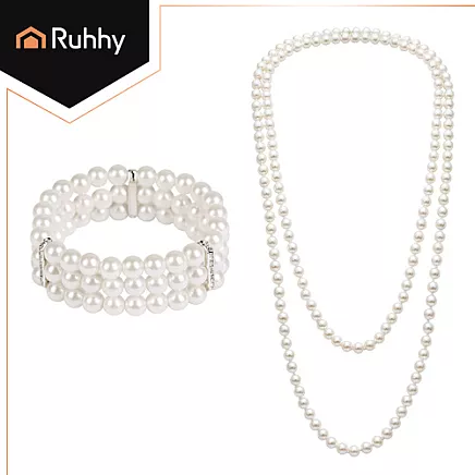 Strój damy - zestaw 9el. Ruhhy 26273