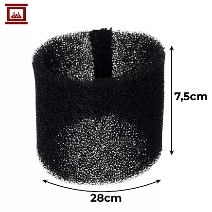 Sūkļa filtrs putekļsūcējam Kaminer 23918 26747, 28x7.5 cm