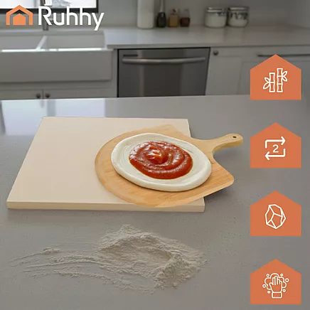 Picas akmens Ruhhy 26916 ar bambusa lāpstiņu 38x36 cm