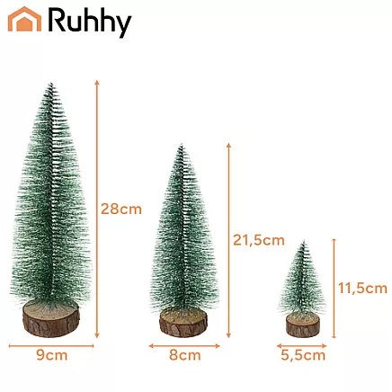 Christmas tree - set of 3 Ruhhy 27091