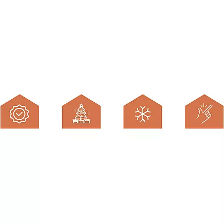 Christmas tree - set of 3 Ruhhy 27091