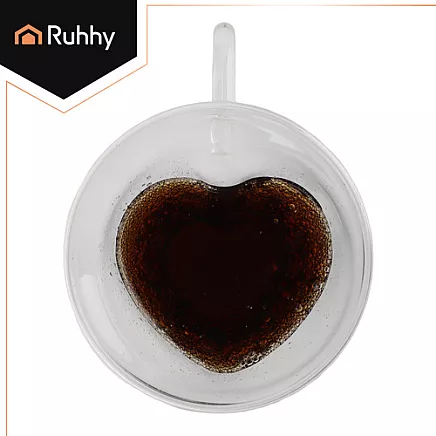 Thermal glass 240ml - Ruhha heart 26906