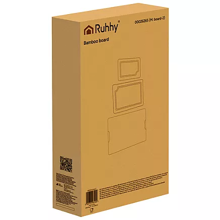 Bambusa griešanas dēļu komplekts Ruhhy 3 gab. ar statīvu