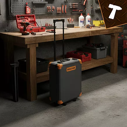 Tool set in a 1000-piece case. Bigstreen 26510