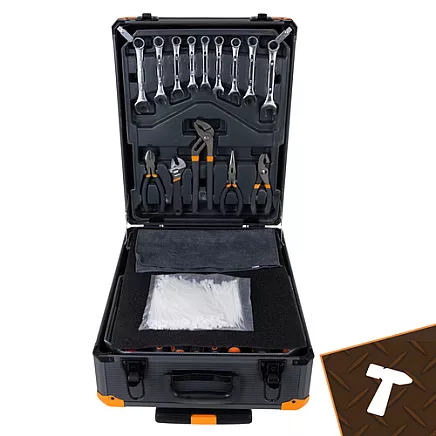 Tool set in a 1000-piece case. Bigstreen 26510