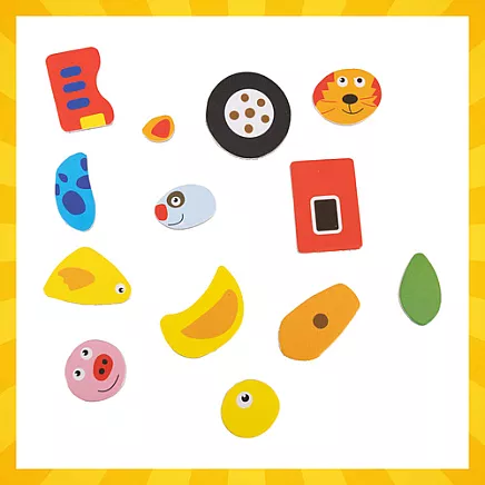 Kruzzel 25637 double-sided educational board