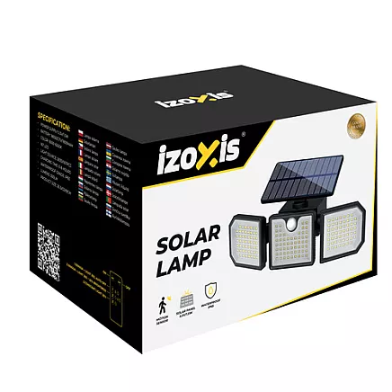 Solar lamp 167LED 500lm Izoxis 24633