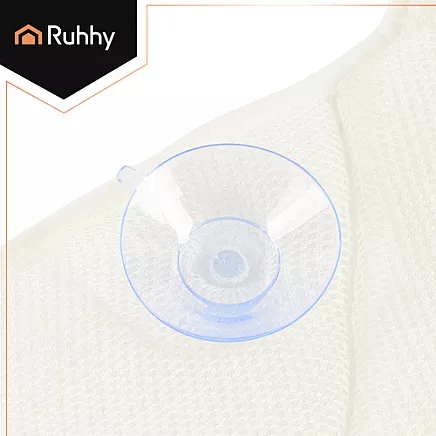 Relaksācijas vannas spilvens Ruhhy 27050 galvas balsts ar 6 piesūcekņiem