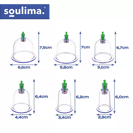 Bańki chińskie próżniowe Soulima 27292