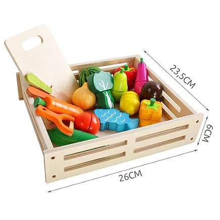 Vegetables wooden chopping board 21942