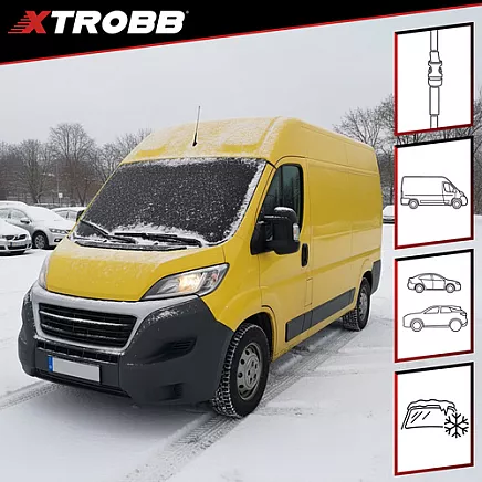 Pretaizsalšanas paklājs vējstiklam automašīnai