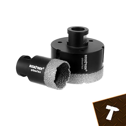 Diamond hole saws - set of 7 Bigstreen 27080