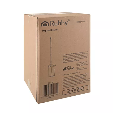 Mop dwukomorowy 11L z nakładkami Ruhhy 27232