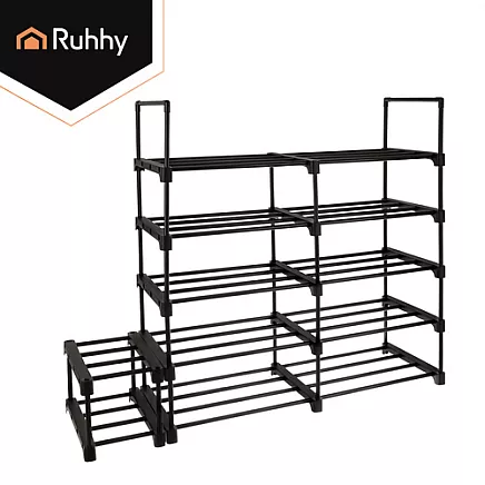 Ruhhy 10-level shoe shelf 45x30x174cm