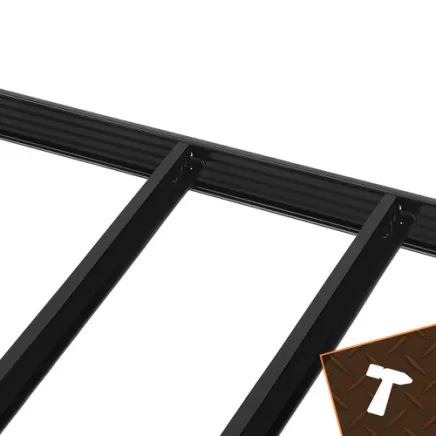 Regał magazynowy - czarny 180x100x60 Bigstren