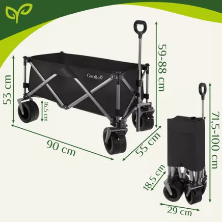 Gardlov garden cart 87x46x70cm