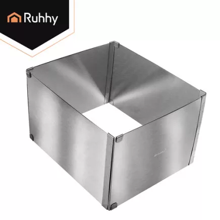 Ruhhy rectangular cake tin/confectionery rim