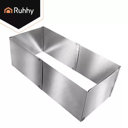 Ruhhy rectangular cake tin/confectionery rim