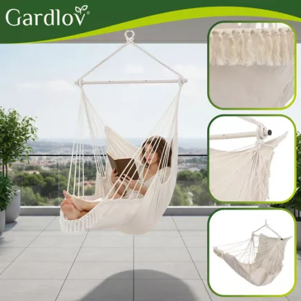 Swing - hanging chair 210cm beige Gardlov