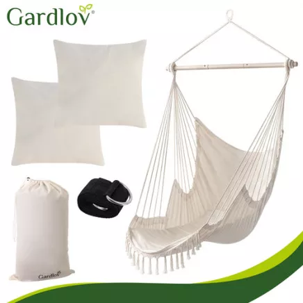Swing - hanging chair 210cm beige Gardlov