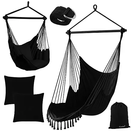 Swing - hanging chair 210cm black Gardlov