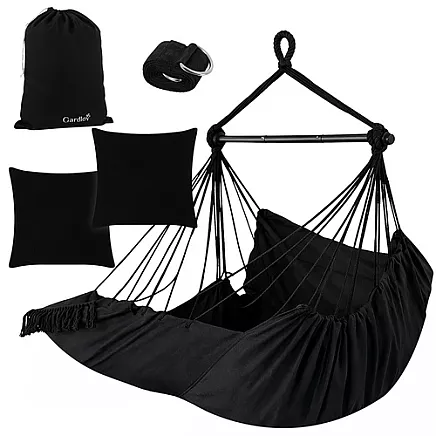 Swing - hanging chair 210cm black Gardlov