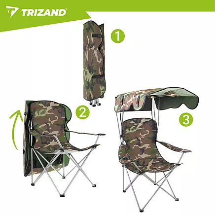 Trizand Panama camo fishing chair