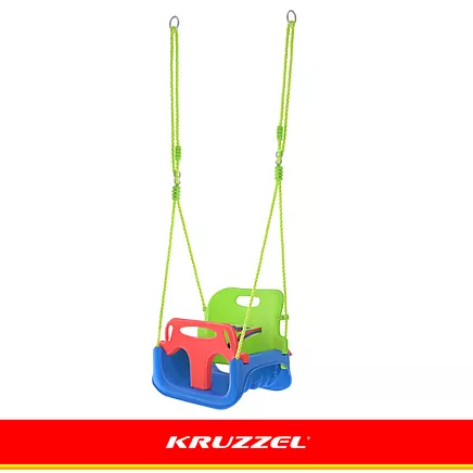 Kruzzel 3-in-1 green and blue childrens swing