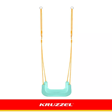 Kruzzel 3-in-1 Cream and Turquoise Childrens Swing