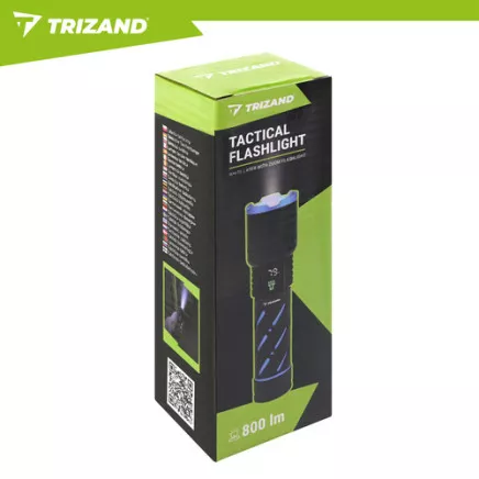 800lm Trizand 26950 tactical flashlight