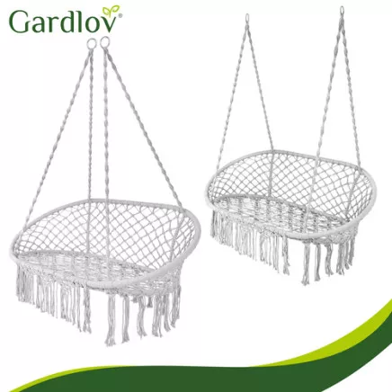 Huśtawka bocianie gniazdo podwójna szara Gardlov