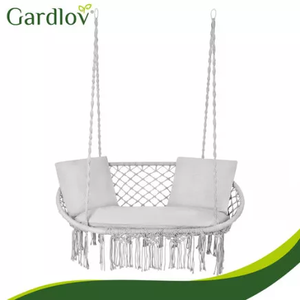 Poduszka na huśtawkę podwójną- szara Gardlov